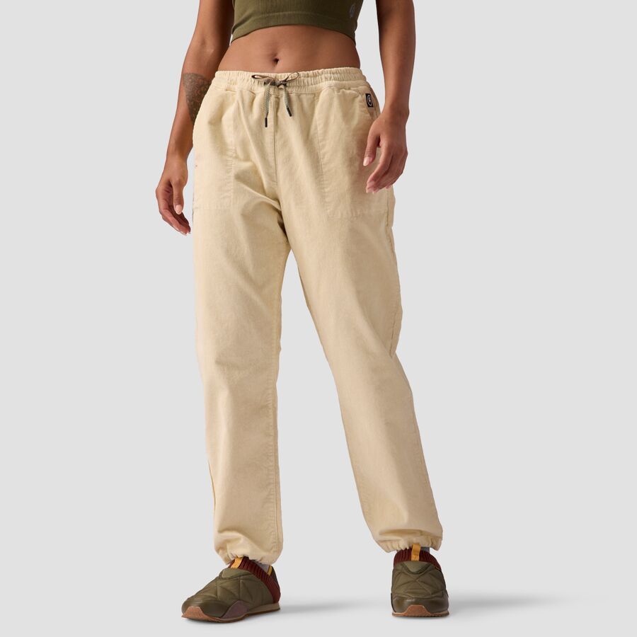 Backcountry Kamas Stretch Corduroy Jogger Pant  - Women's Fog