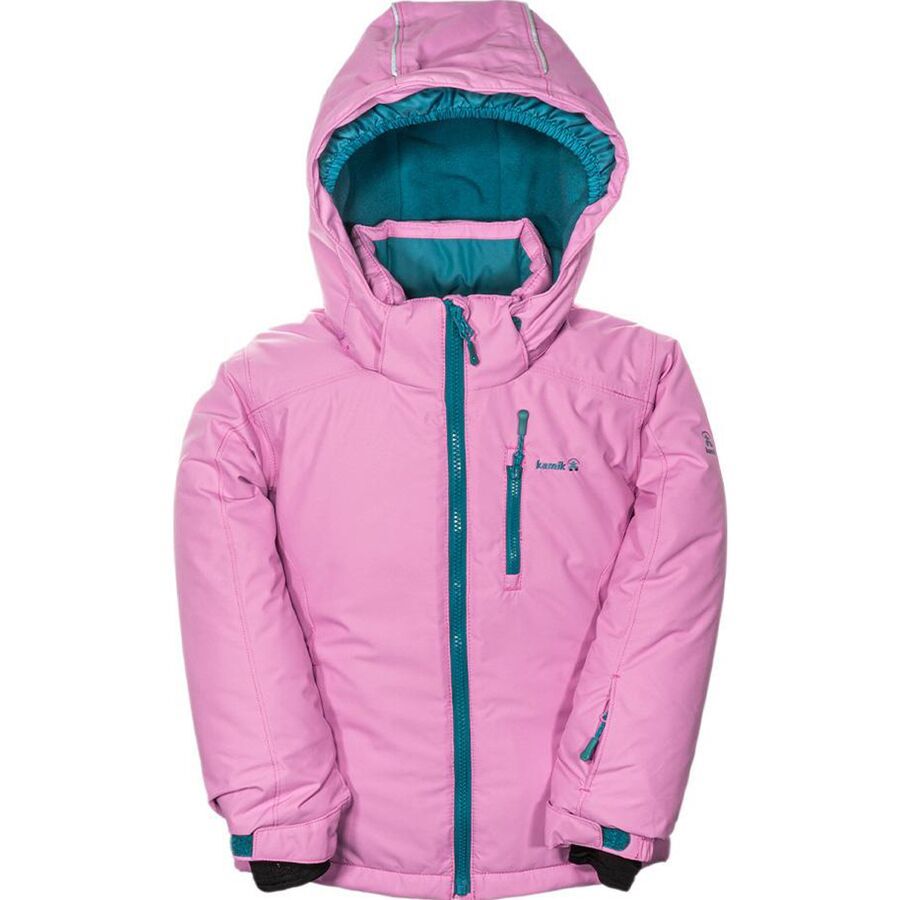 Kamik Aura Jacket - Girls' Blush/Harbor