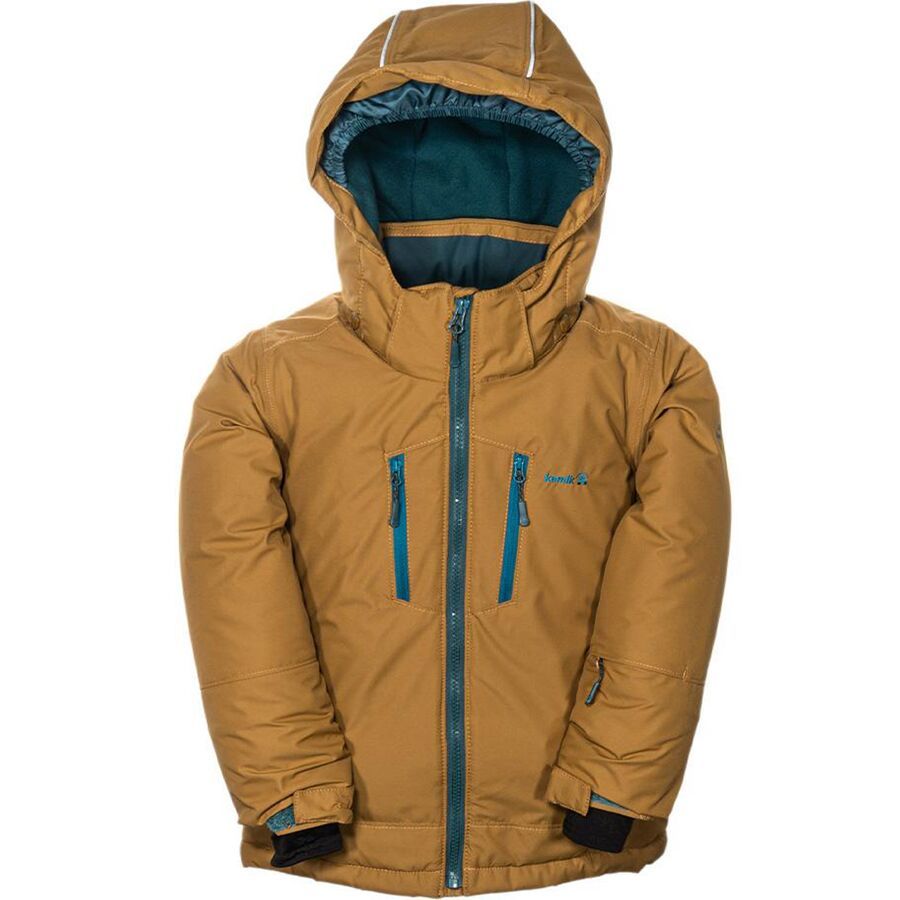 Kamik Hux Jacket - Boys' Bronze/Atlantic