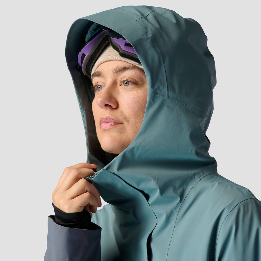 Backcountry Last Chair Stretch Insulated Anorak - Women's Goblin Blue/Reseda/Turbulence