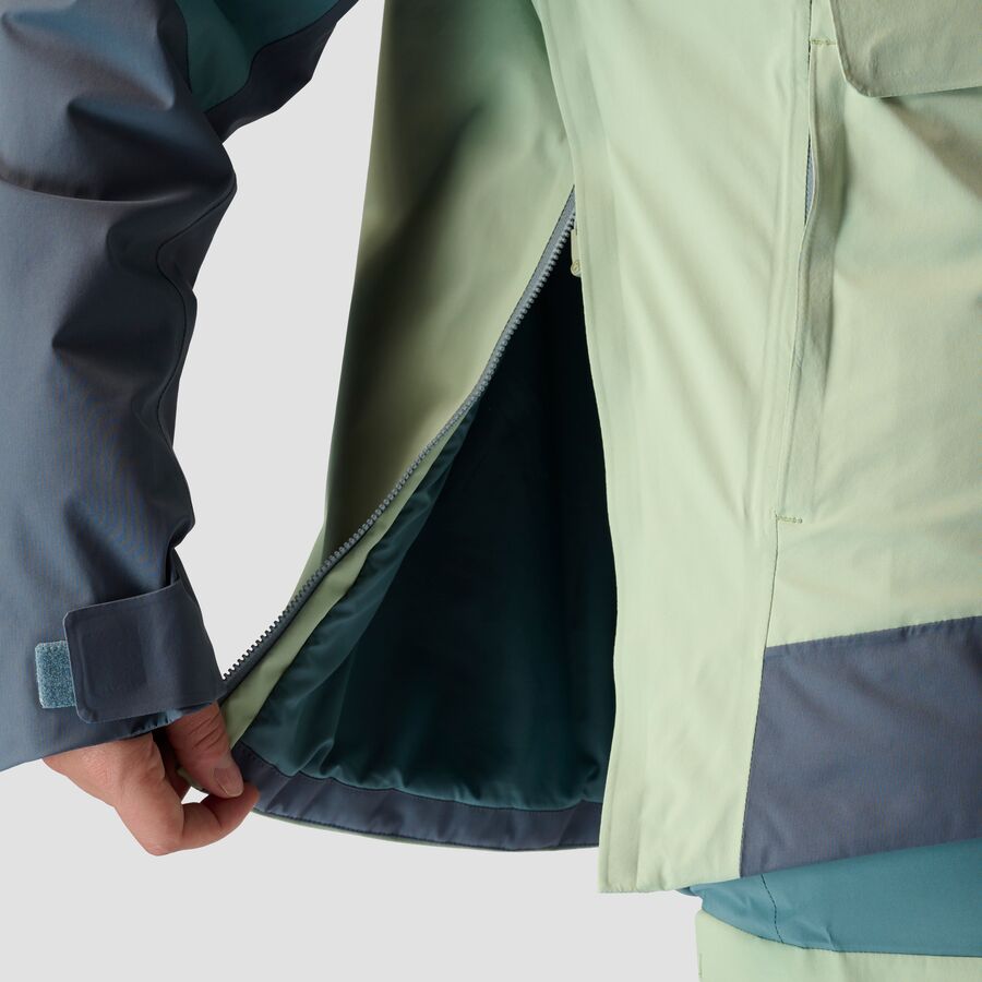 Backcountry Last Chair Stretch Insulated Anorak - Women's Goblin Blue/Reseda/Turbulence