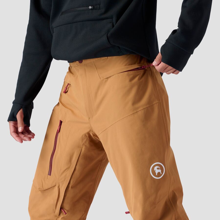 Backcountry Last Chair Stretch Insulated Pant - Men's Brown Sugar/Fired Brick