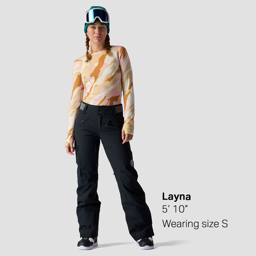 Backcountry Last Chair Stretch Insulated Pant - Women's Black