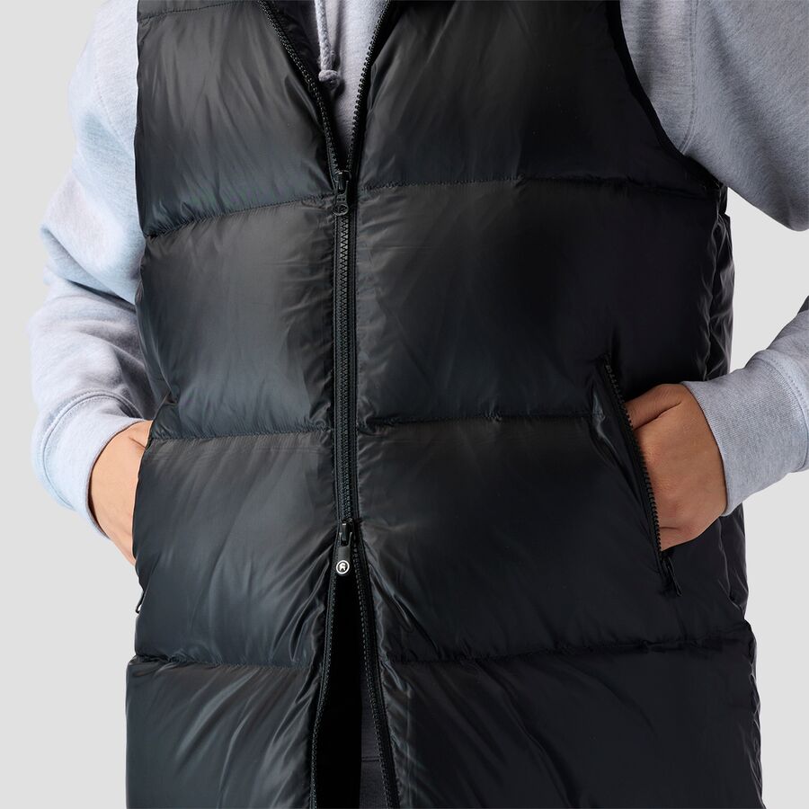 Backcountry Long Down Parka Vest - Women's Stretch Limo