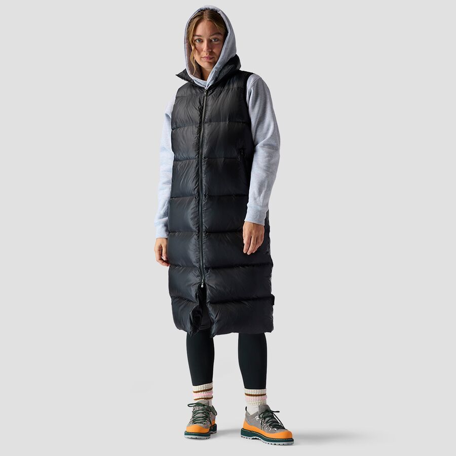 Backcountry Long Down Parka Vest - Women's Stretch Limo