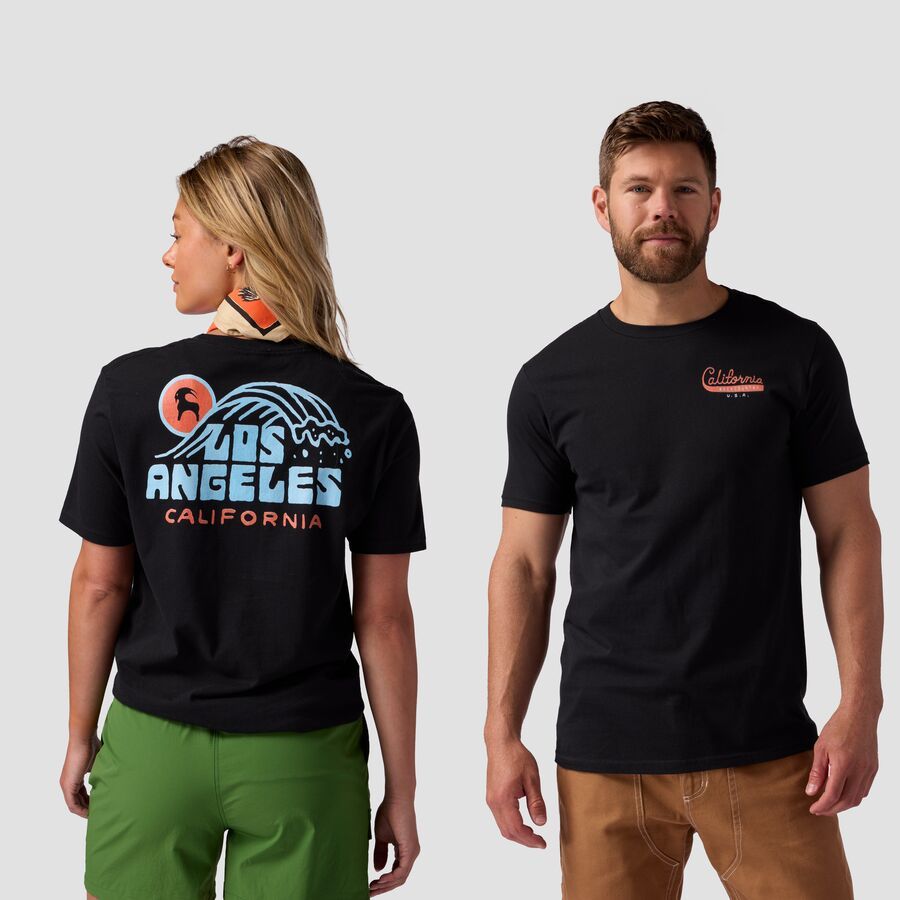 Backcountry Los Angeles Wave T-Shirt Black