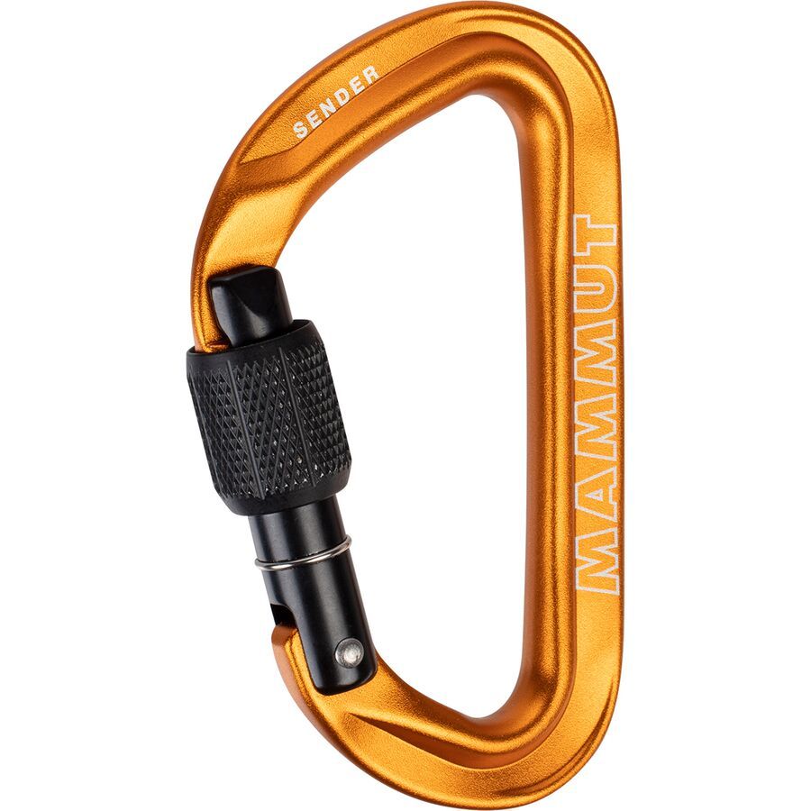 Mammut Sender Screwgate Carabiner Gold
