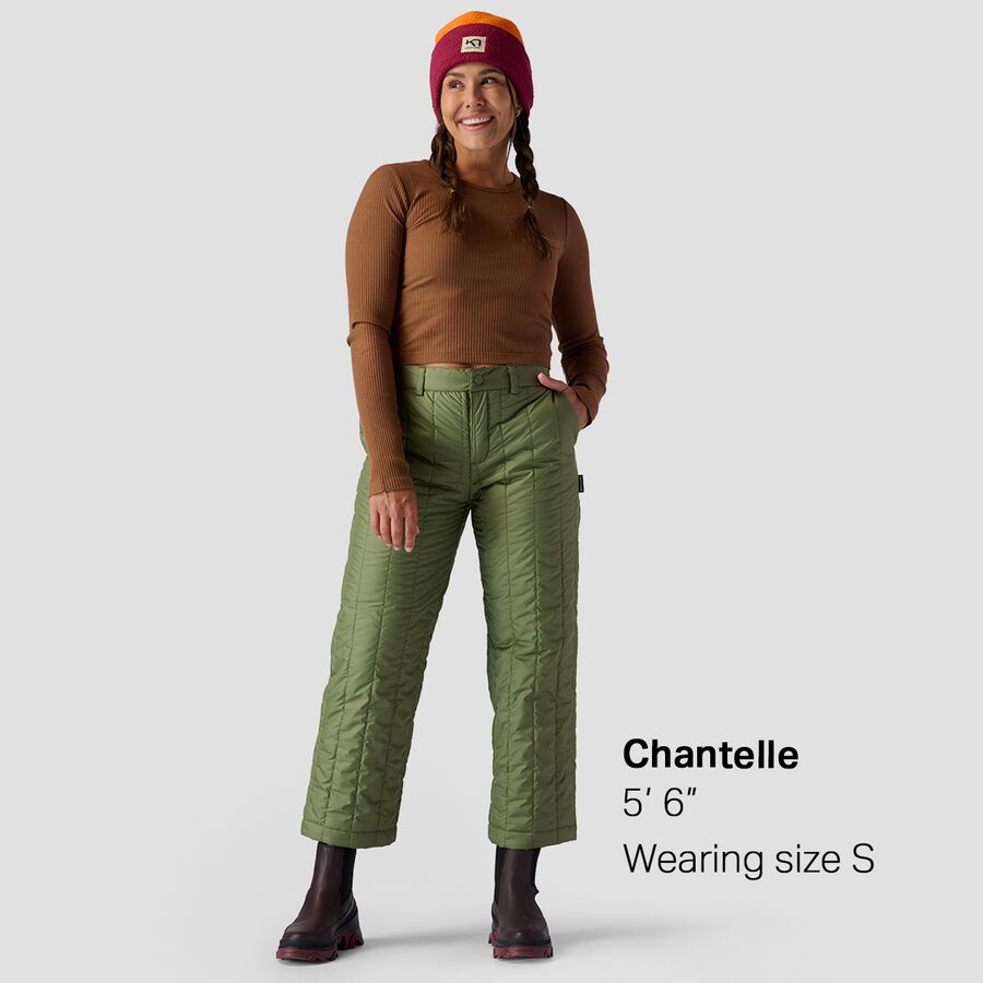 Backcountry Oakbury Synthetic Quilted Pant - Women's Olivine