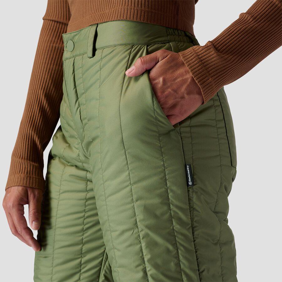 Backcountry Oakbury Synthetic Quilted Pant - Women's Olivine