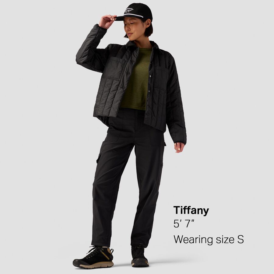 Backcountry Oakbury Synthetic Quilted Shirt Jacket - Women's Black