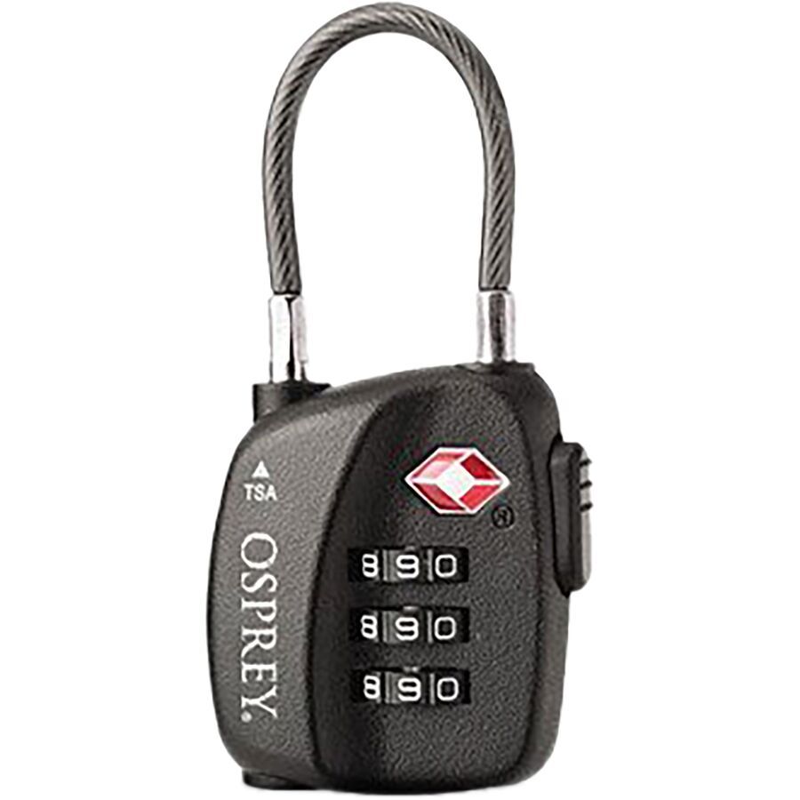 Osprey Packs TSA Cable Lock Black