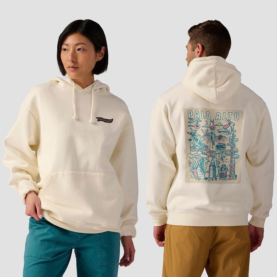 Backcountry Palo Alto Poster Hoodie Vintage White