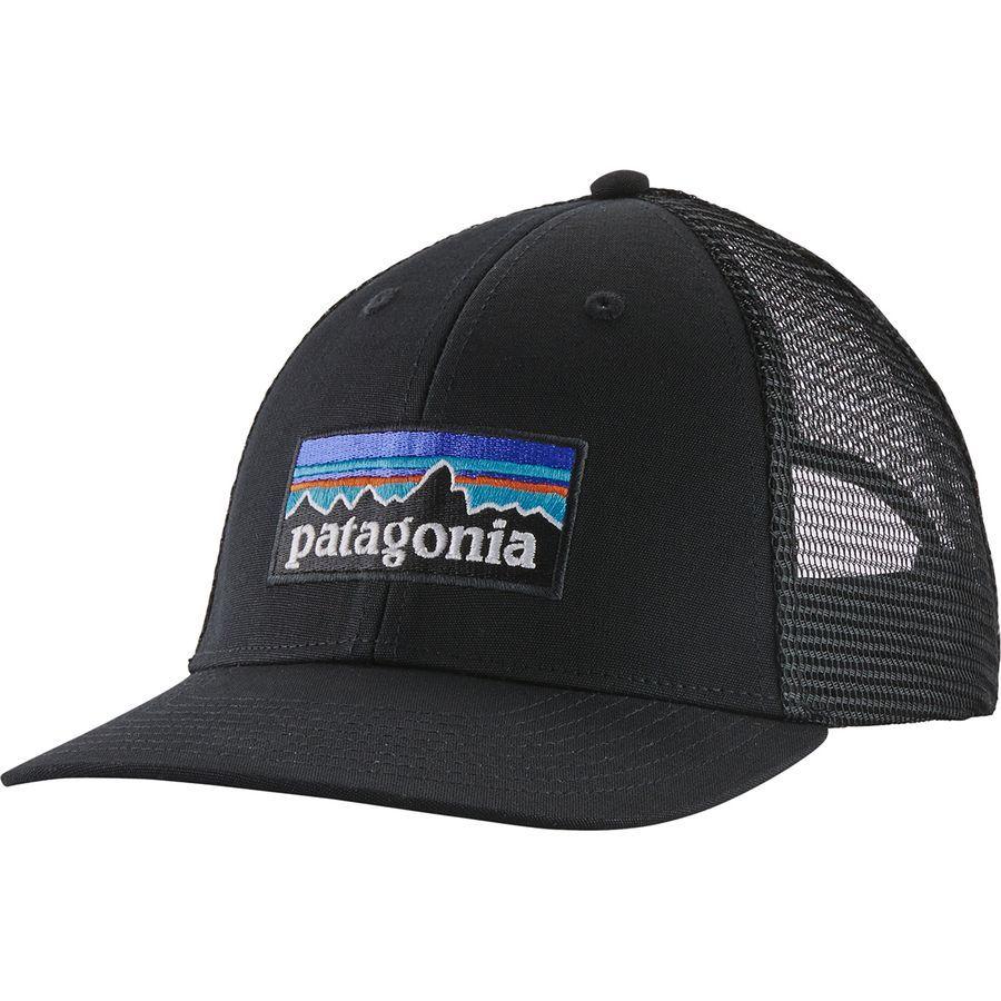 Patagonia P6 LoPro Trucker Hat Black