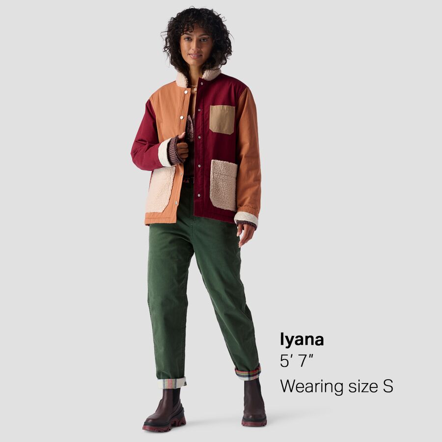 Backcountry Patchwork Overcoat - Women's Fired Brick Combo