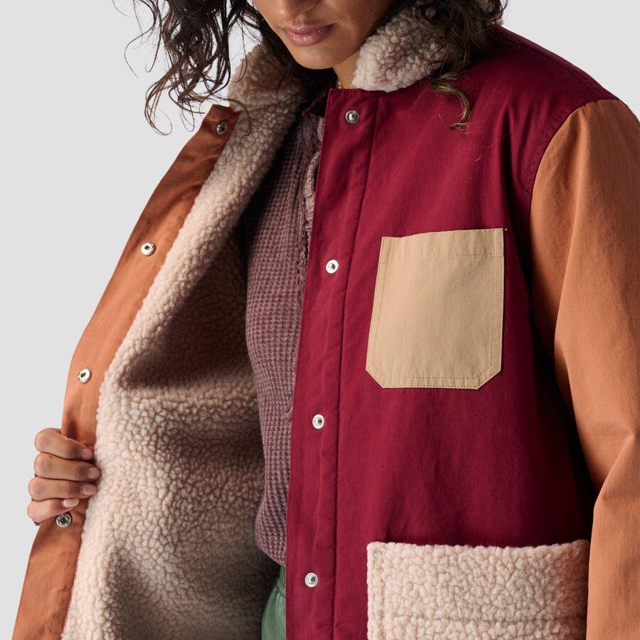 Backcountry Patchwork Overcoat - Women's Fired Brick Combo