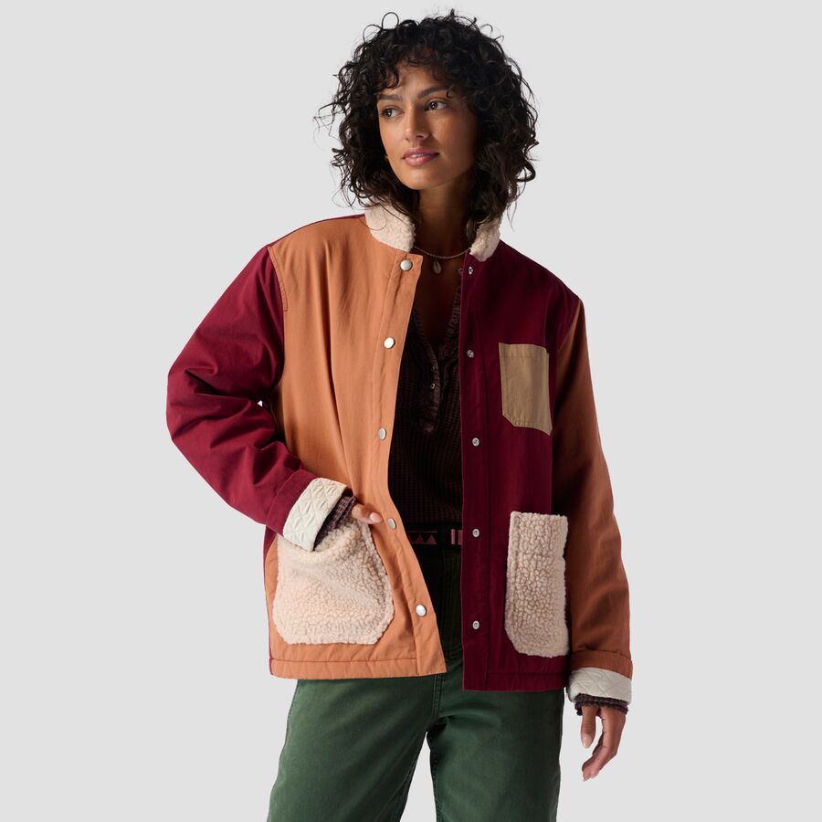 Backcountry Patchwork Overcoat - Women's Fired Brick Combo