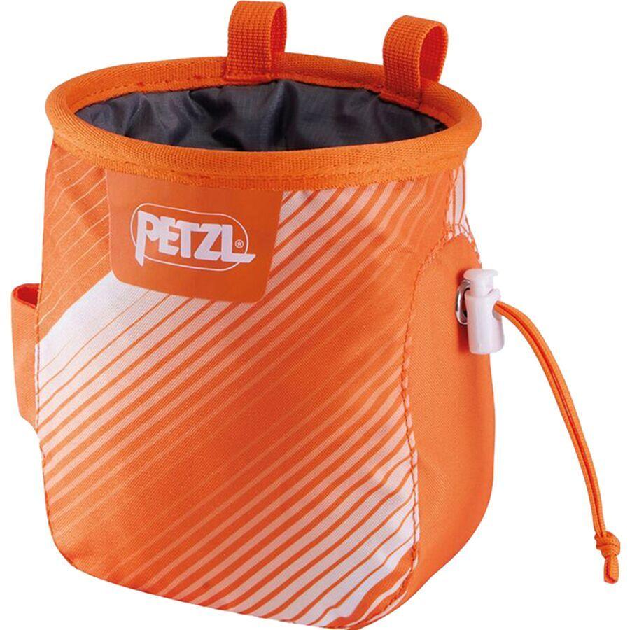 Petzl Saka Chalk Bag Orange/White