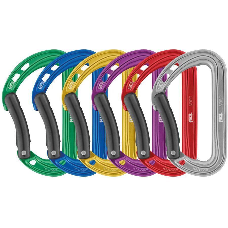 Petzl Spirit Carabiner - 6-Pack Assorted