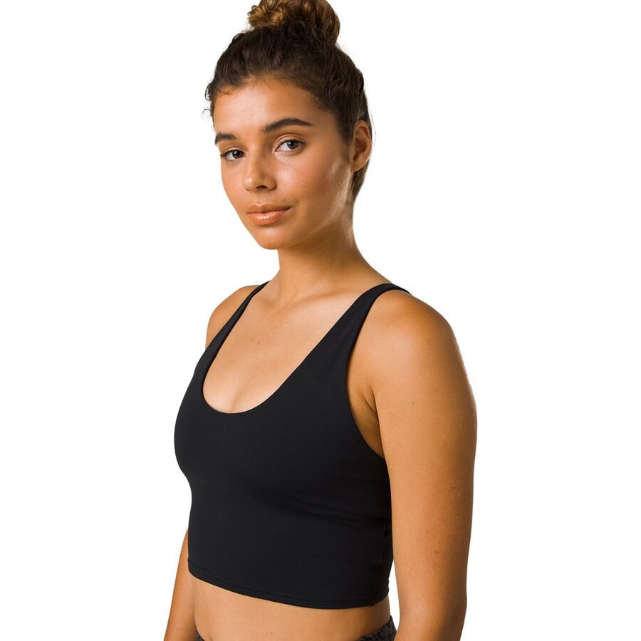 prAna Chakara Crop Top - Women's Black
