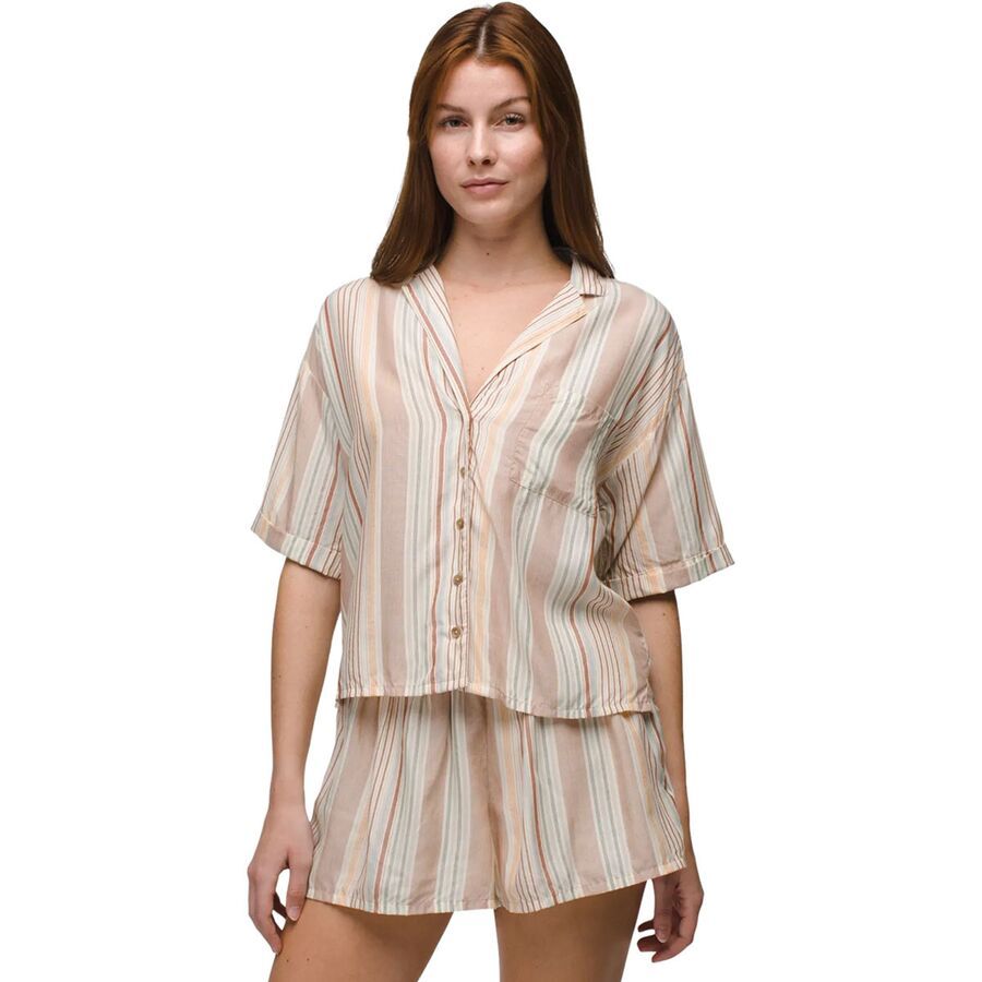 prAna Iguala Top - Women's Clay Stripe