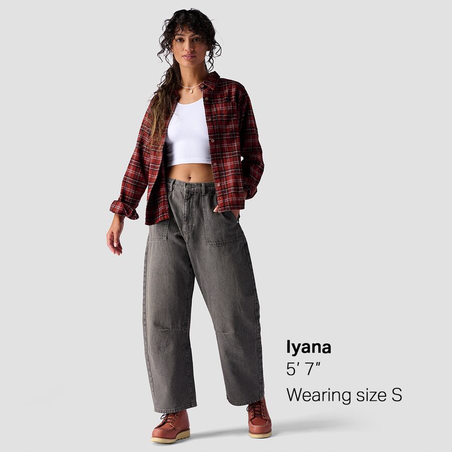 Backcountry Range Long-Sleeve Plaid Shirt - Women's Fired Brick Plaid