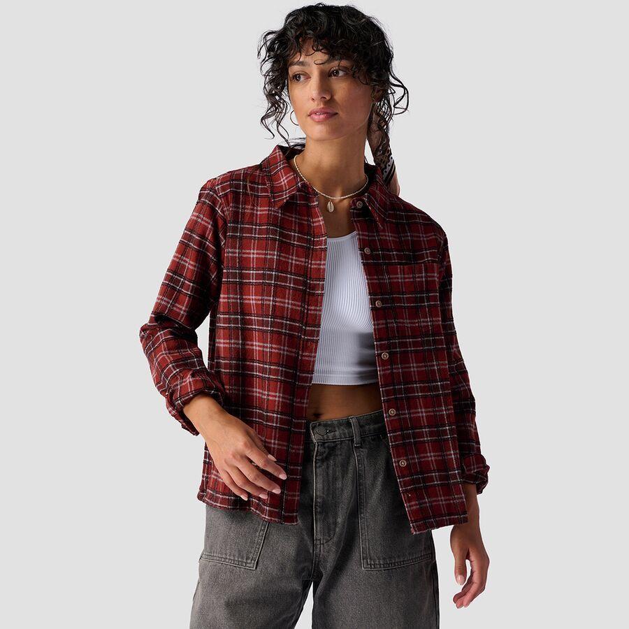 Backcountry Range Long-Sleeve Plaid Shirt - Women's Fired Brick Plaid