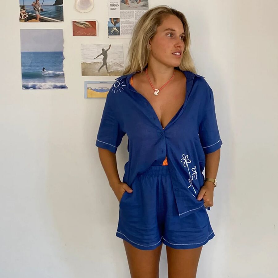 Rhythm Bobby Shirt - Women's Blue