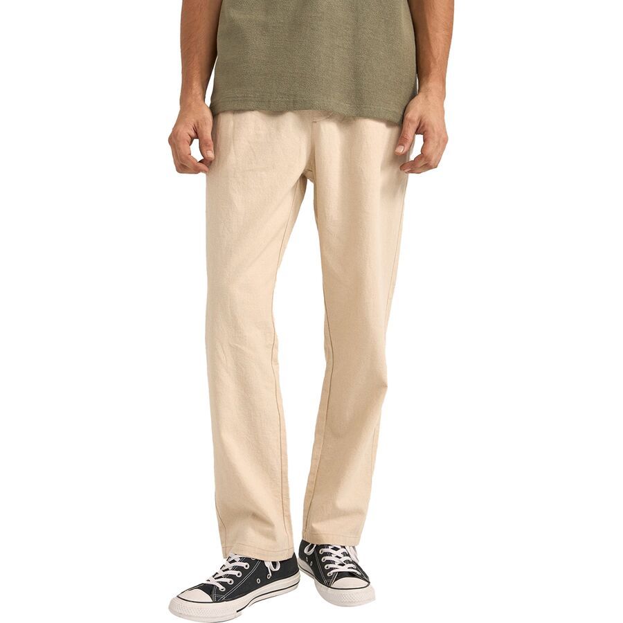 Rhythm Linen Jam Pant - Men's Bone
