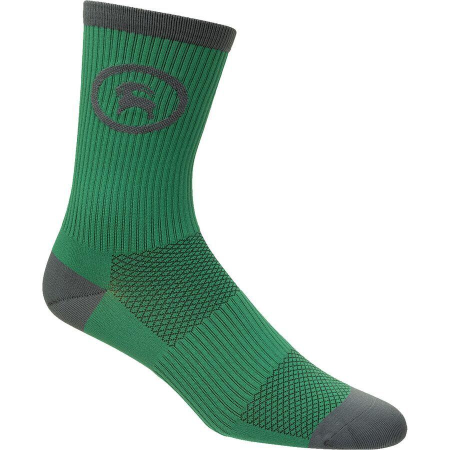 Backcountry Run Crew Sock Gearhead Green
