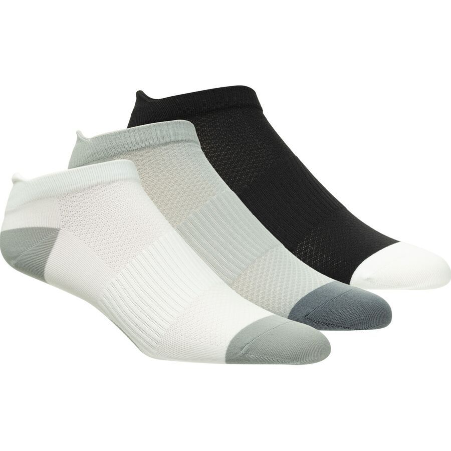 Backcountry Run Low Ankle Sock - 3-Pack Egret/Goat Gray/Black