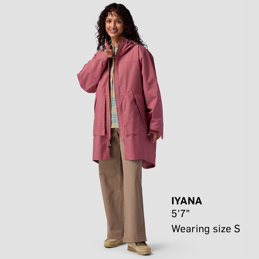 Backcountry Runoff 2.5L Rain Parka - Women's Deco Rose