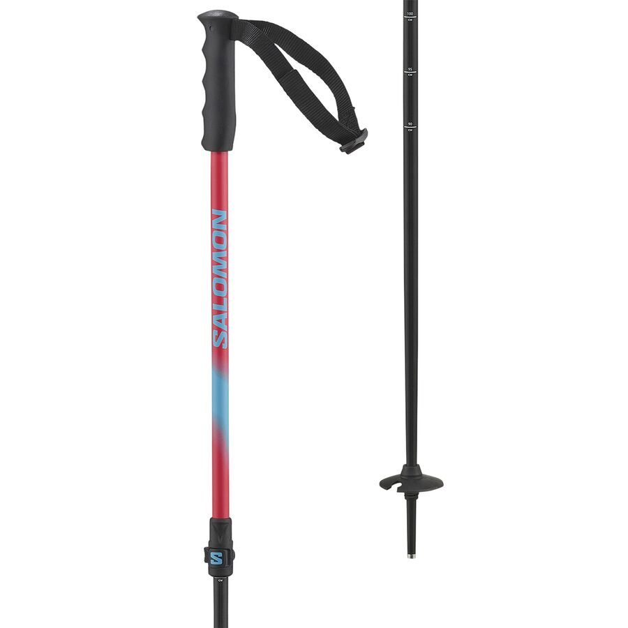 Salomon MTN Jr Ski Poles - Kids' Red