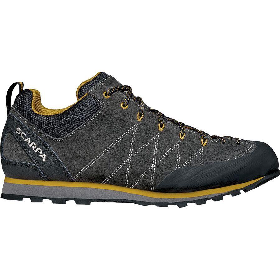 Scarpa Crux Shoe - Men's Shark/Mustard