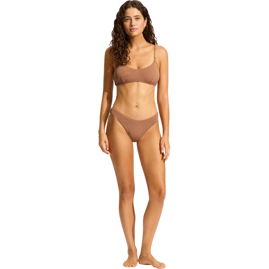 Seafolly High Cut Pant - Women's Bronze
