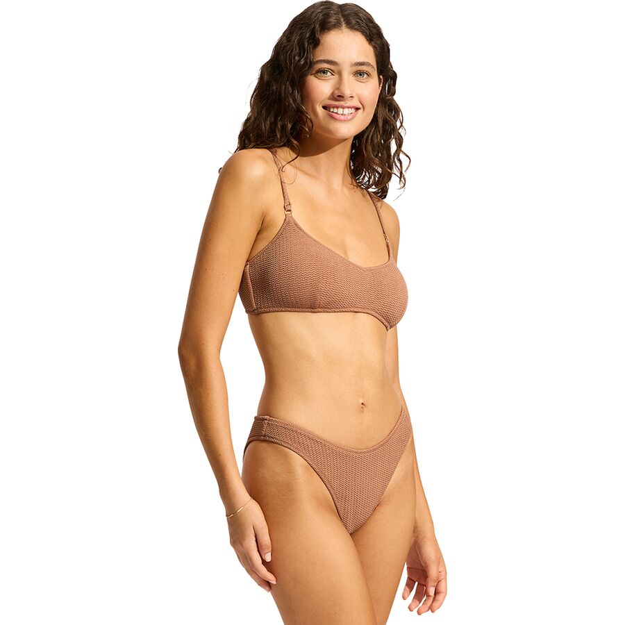 Seafolly High Cut Pant - Women's Bronze