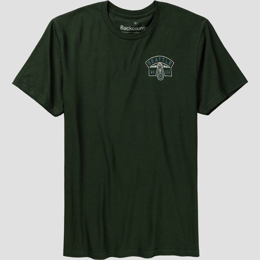 Backcountry Seattle Tree T-Shirt - Men's Forest Green