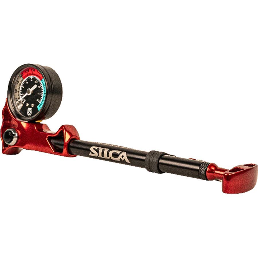 Silca Ultimate Shock Pump Black/Red