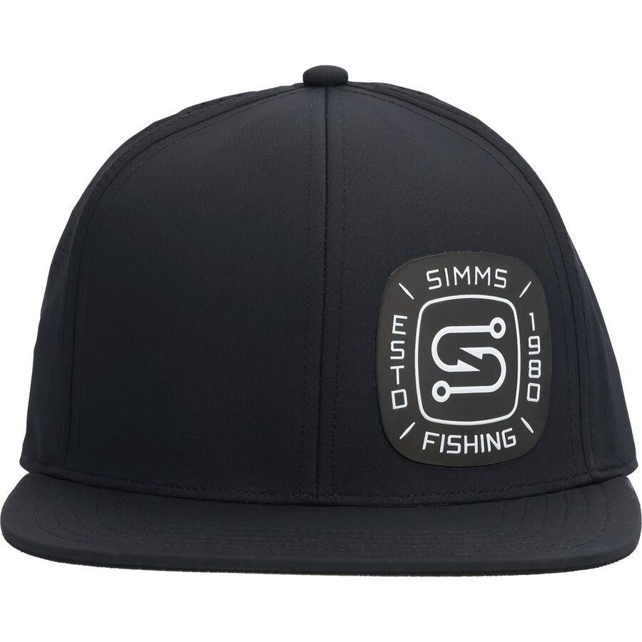 Simms Flatbill Cap Black