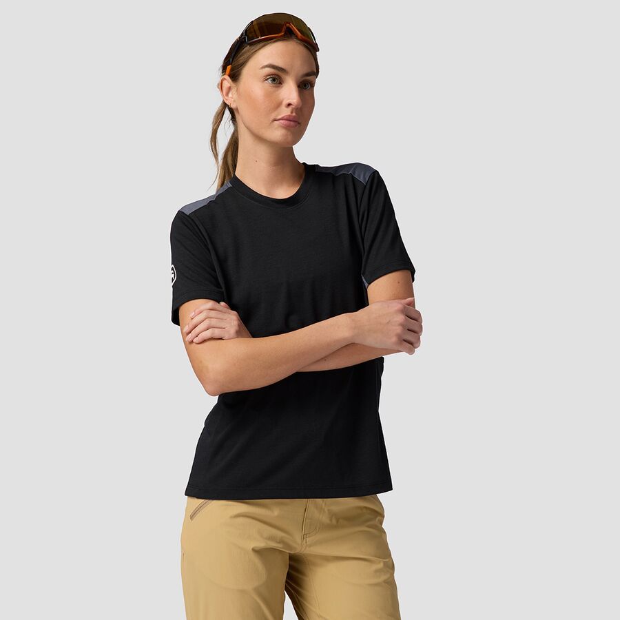 Backcountry Slickrock Drirelease Tech T-Shirt - Women's Black/Turbulence