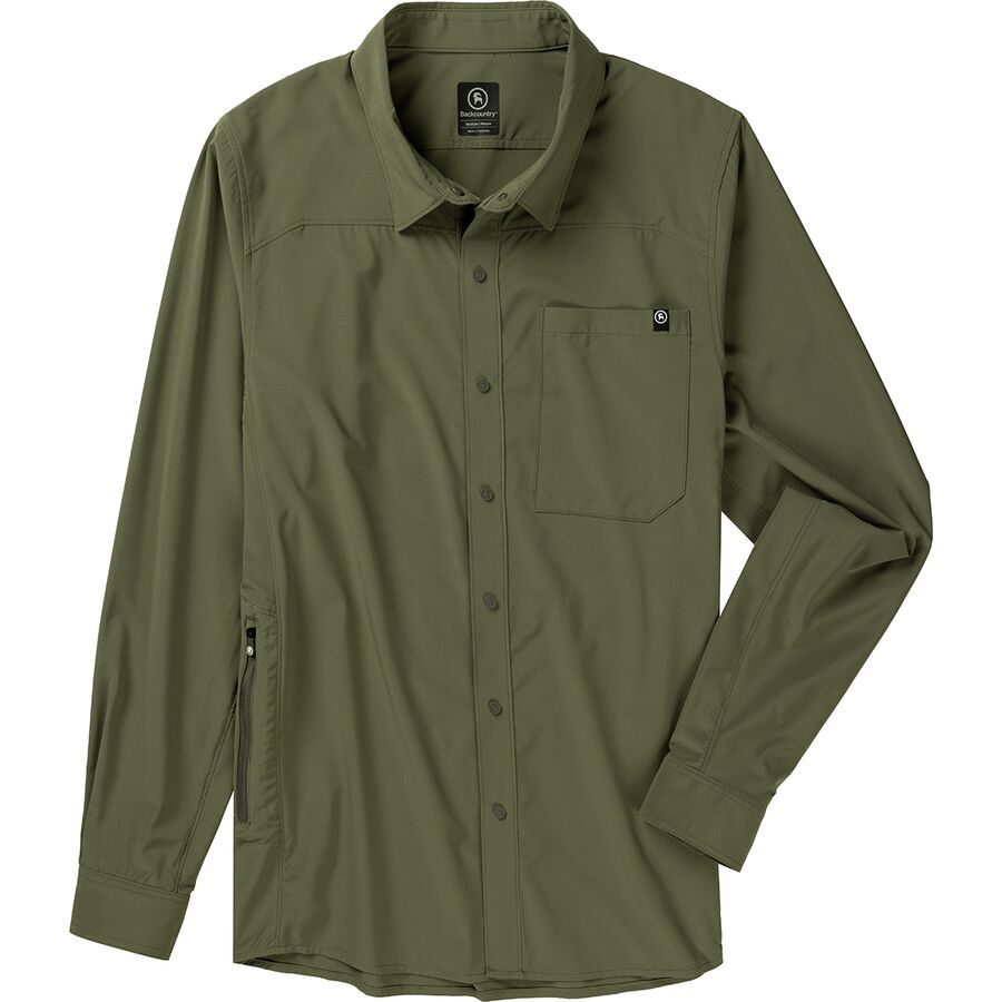 Backcountry Slickrock Long-Sleeve Button-Up Jersey - Men's Kalamata