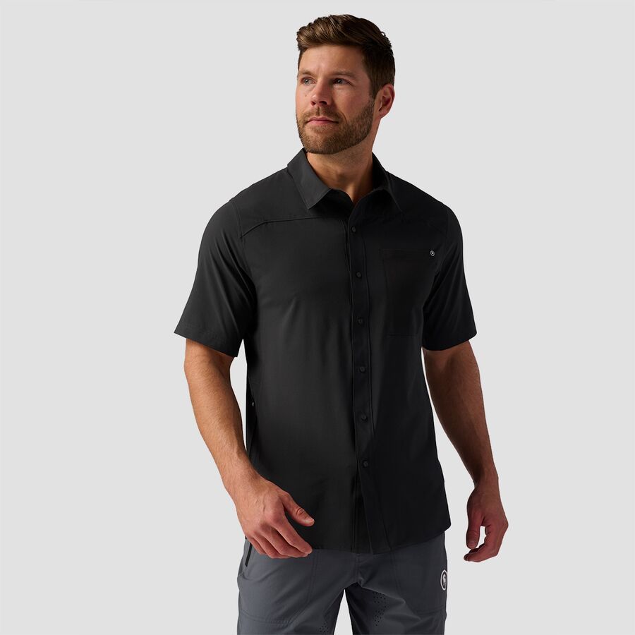 Backcountry Slickrock Short-Sleeve Button-Up Jersey - Men's Black