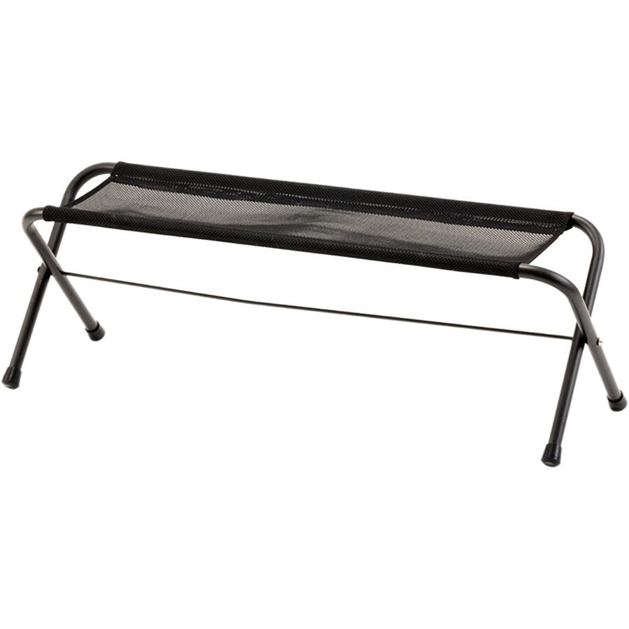 Snow Peak Mesh Folding Bench Black