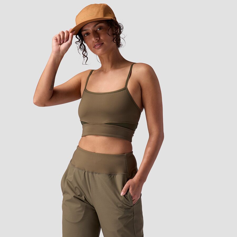 Backcountry Square Neck Bra Top - Women's Kalamata