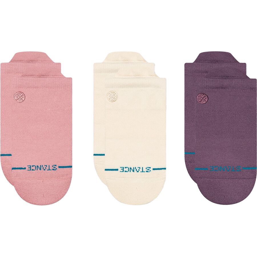 Stance Icon Low Tab Sock - 3-Pack Pink