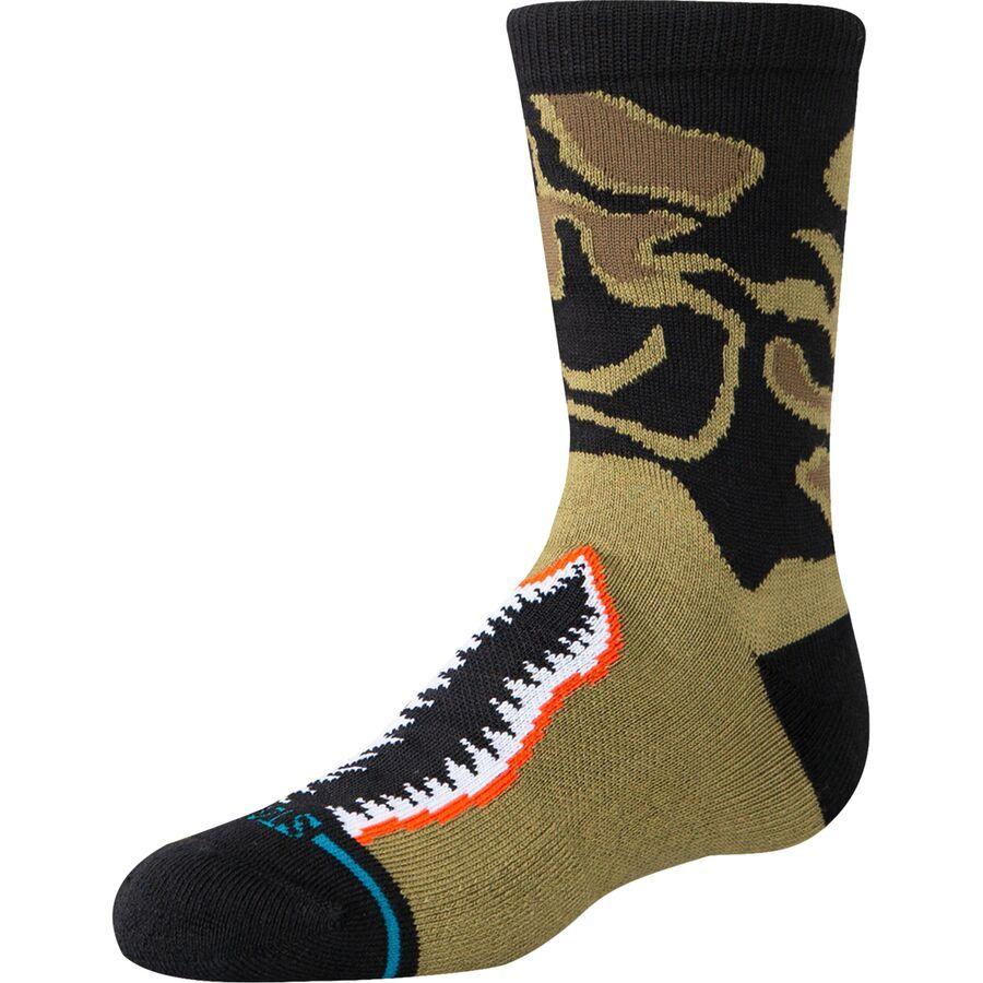 Stance Warbird Crew Sock - Kids' Green