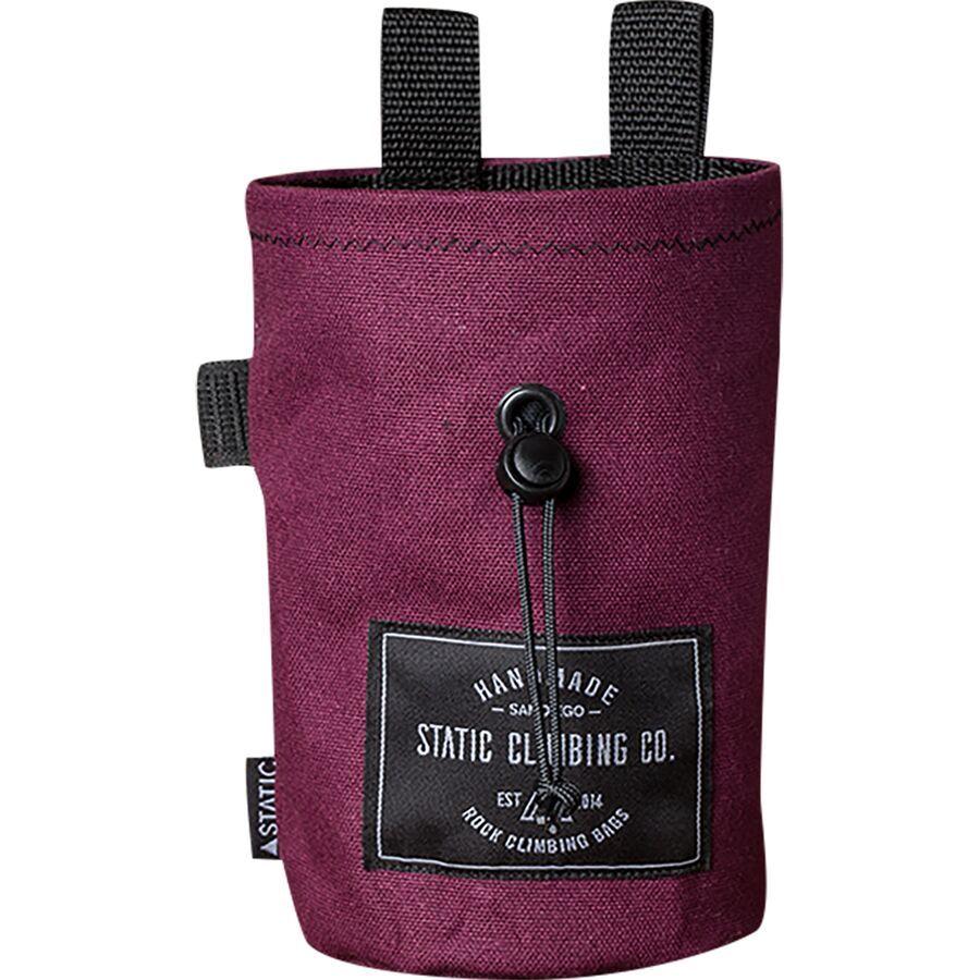 STATIC Classic Chalk Bag Burgundy