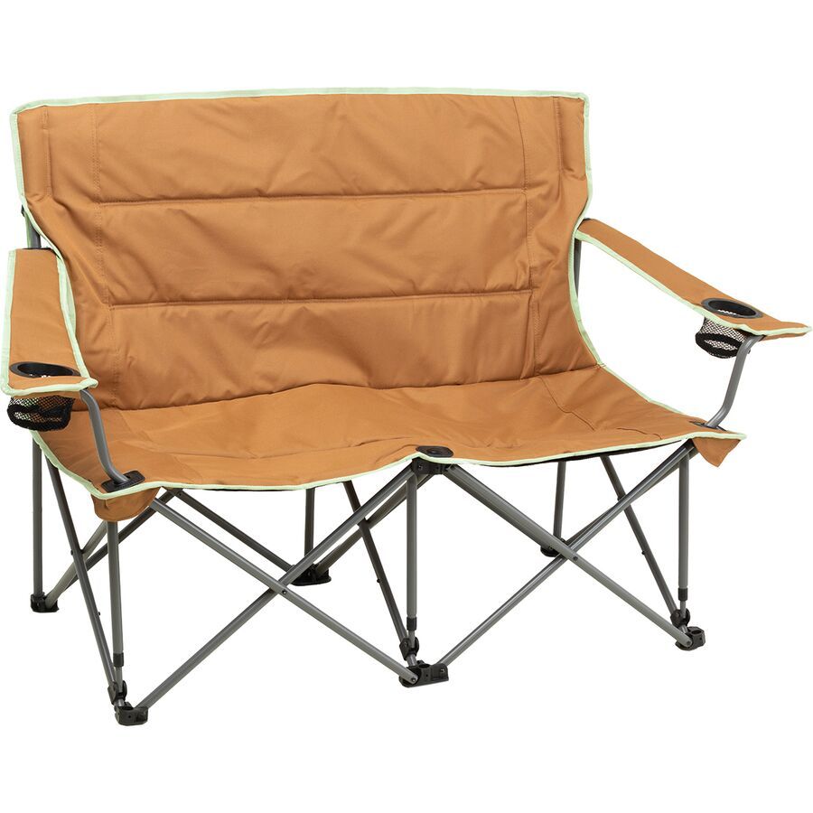 Stoic Duo Love Seat Brown Sugar