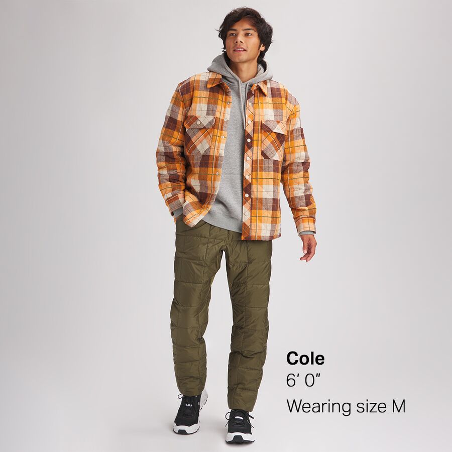 Stoic Plaid Shacket - Men's Rust Plaid