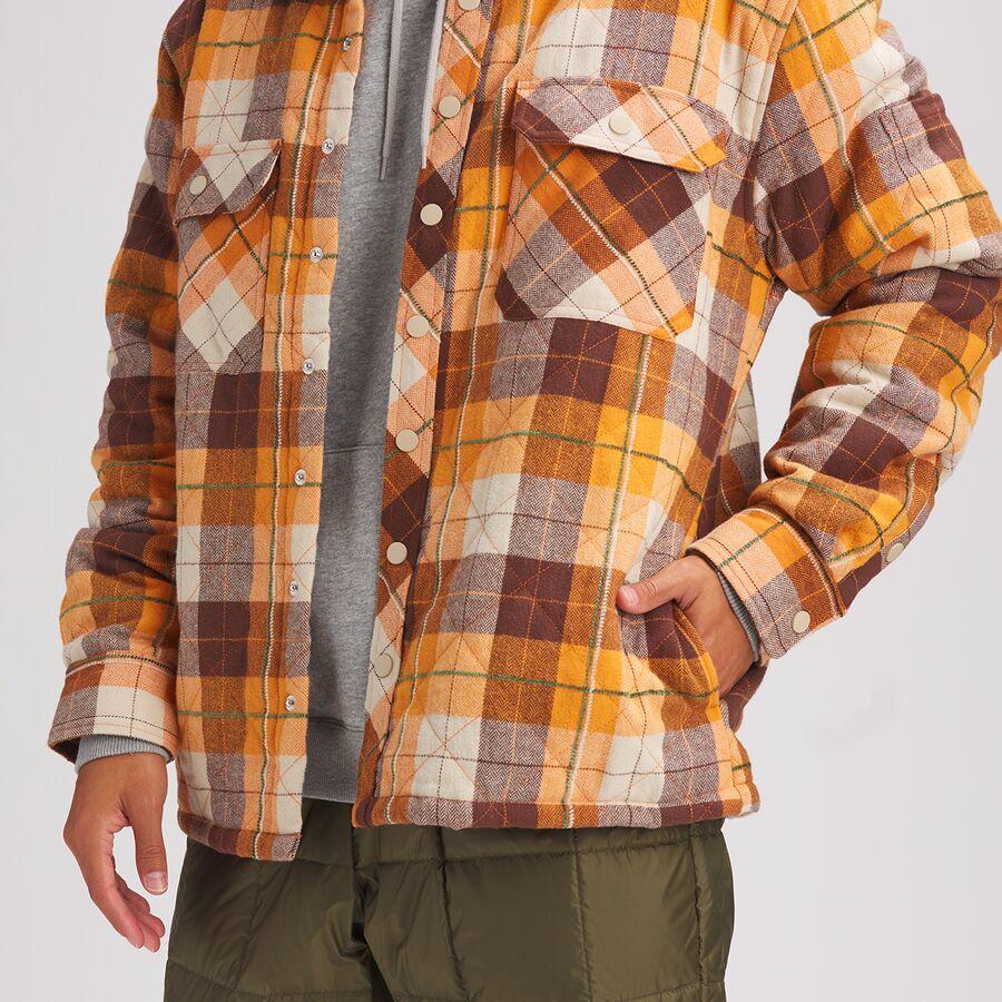 Stoic Plaid Shacket - Men's Rust Plaid