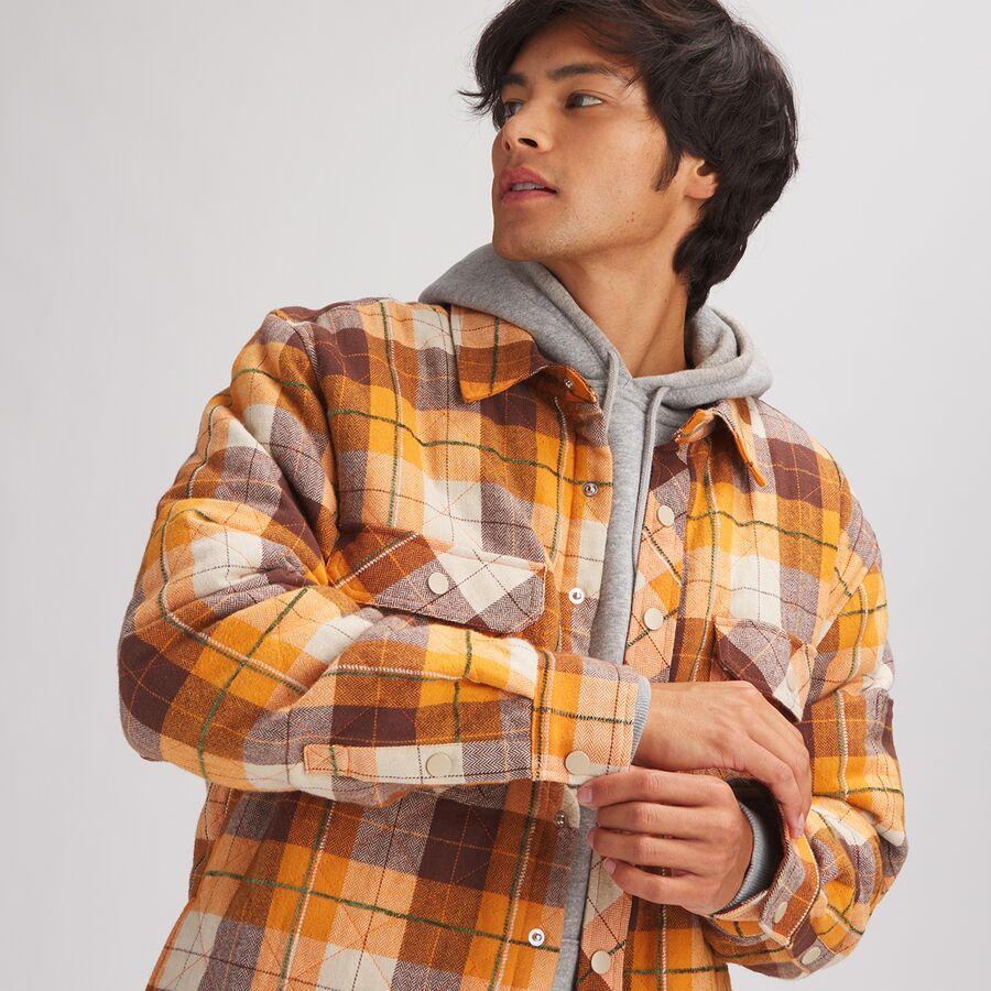 Stoic Plaid Shacket - Men's Rust Plaid